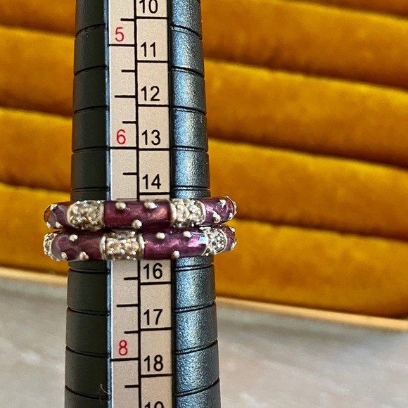 Vintage porcelain stacking rings - Picture 6 of 7